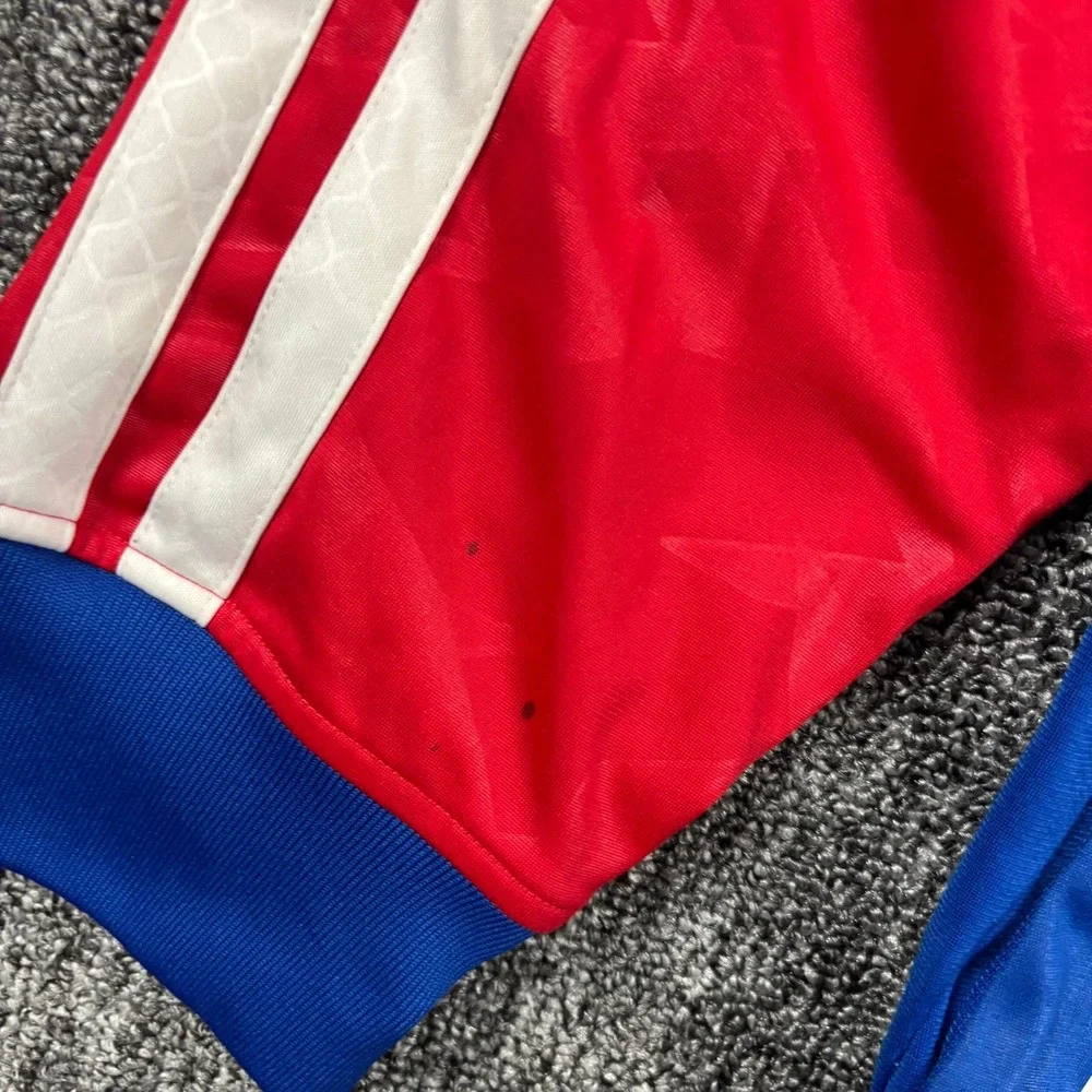 Vintage Y2K Los Angeles Clippers Adidas Basketball Track Jacket Blue Red XL